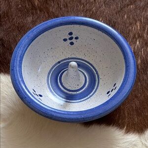 Vintage Stoneware Pottery Apple Baker, Baking Dish with Speckled Glaze